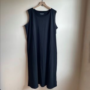 Amazon Essentials Black Sleeveless T Shirt Dress